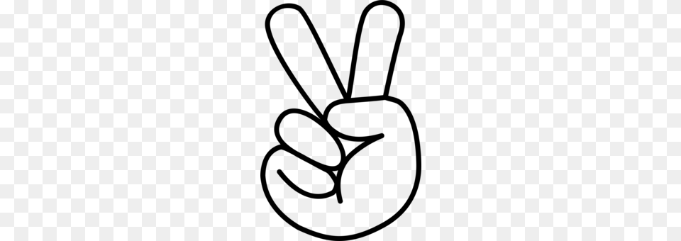 Mickey Mouse Minnie Mouse Hand Drawing V Sign, Gray Png Image