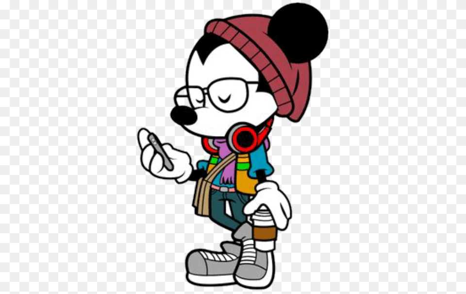 Mickey Mouse Minnie Mouse Hipster Clip Art Image, Baby, Person Free Png