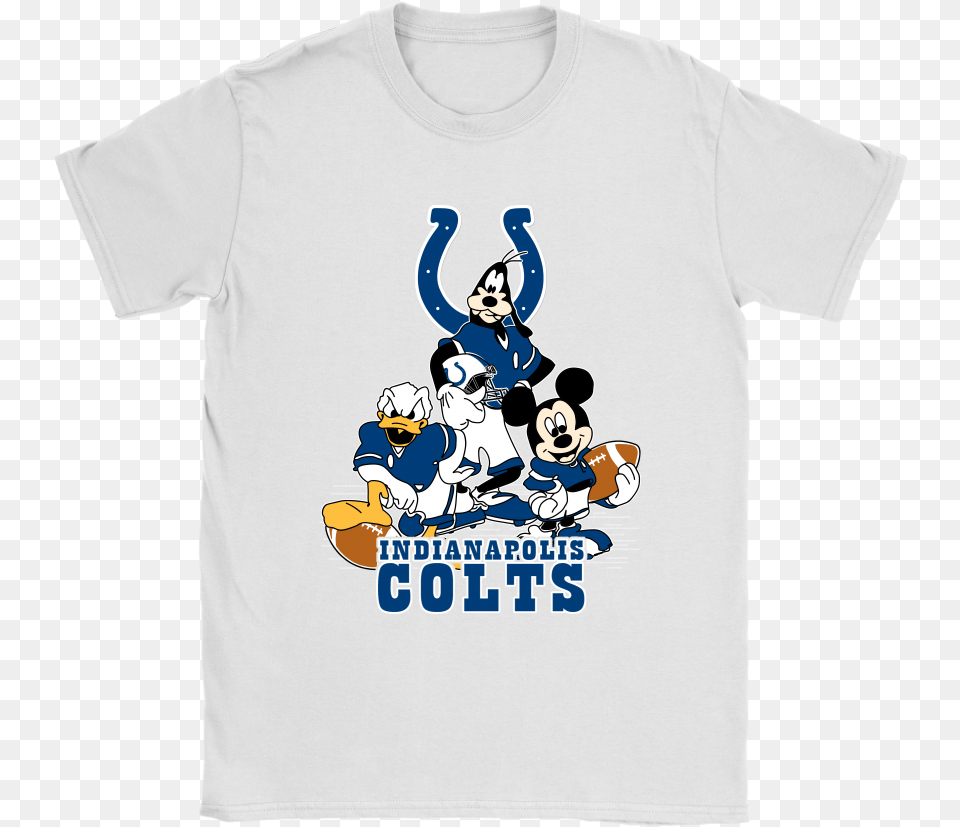 Mickey Mouse Nfl Indianapolis Colts American Football Nfl T Shirt Kansas City Chiefs, Clothing, T-shirt, Baby, Person Png