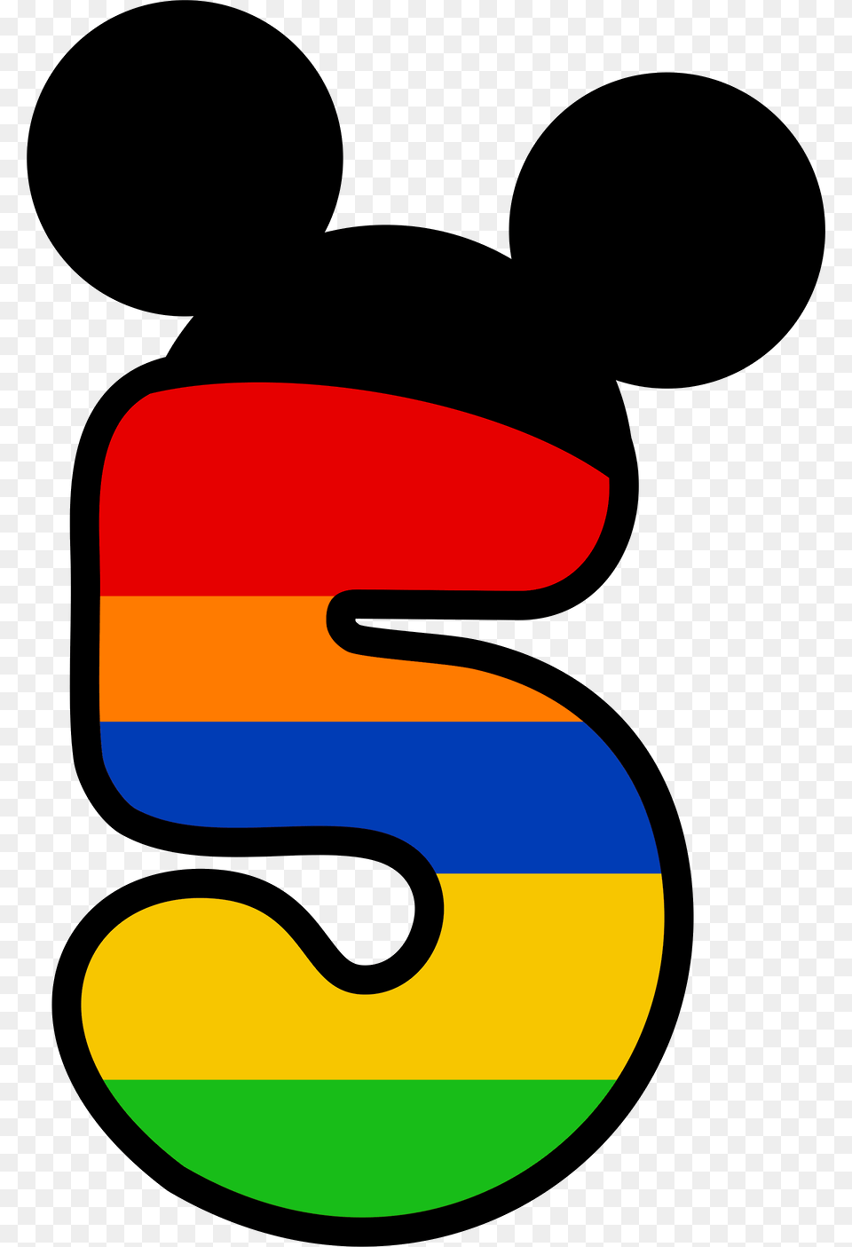 Mickey Mouse Number, Logo, Text, Symbol Png Image