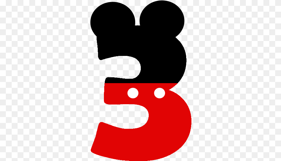 Mickey Mouse Number Transparent, Text, Symbol Free Png Download