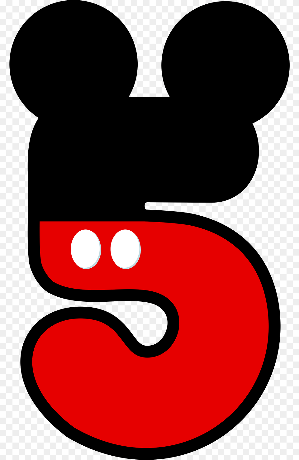 Mickey Mouse Numbers Clipart, Number, Symbol, Text, Disk Free Png Download