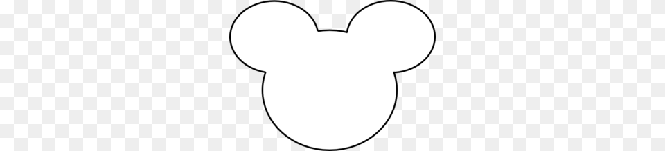 Mickey Mouse Outline Clip Art, Stencil, Astronomy, Moon, Nature Free Png