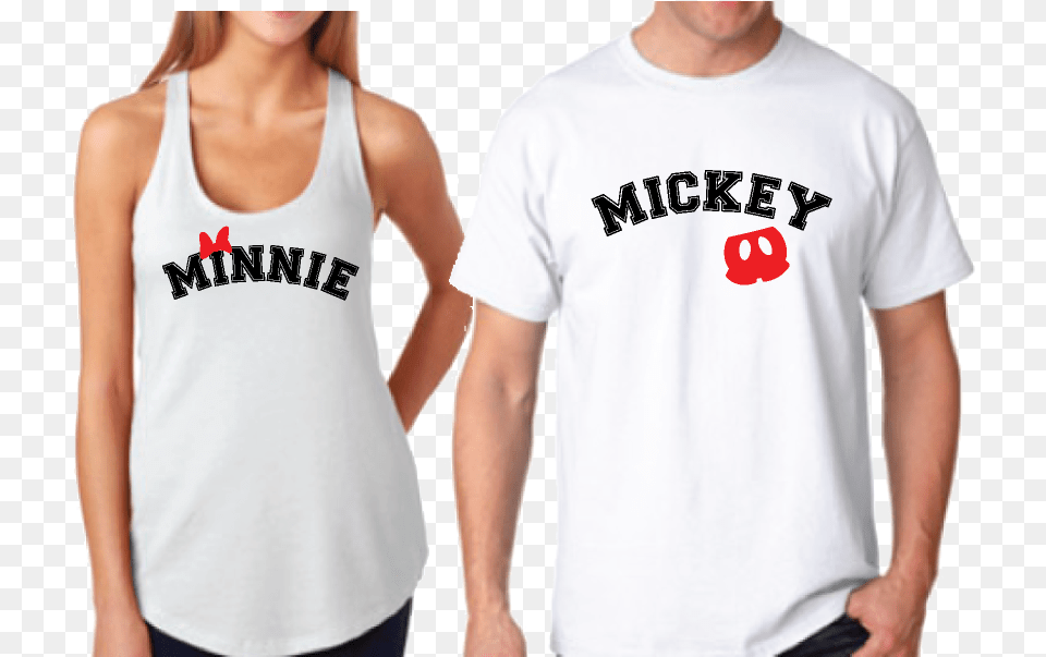 Mickey Mouse Pants Minnie Mouse Bow Disney Christmas Couple Shirts, Clothing, T-shirt, Vest, Tank Top Png