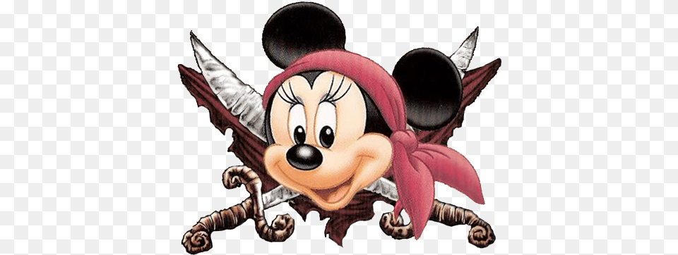 Mickey Mouse Pirate Minnie Mouse Pirate Clipart, Book, Comics, Publication, Animal Png Image
