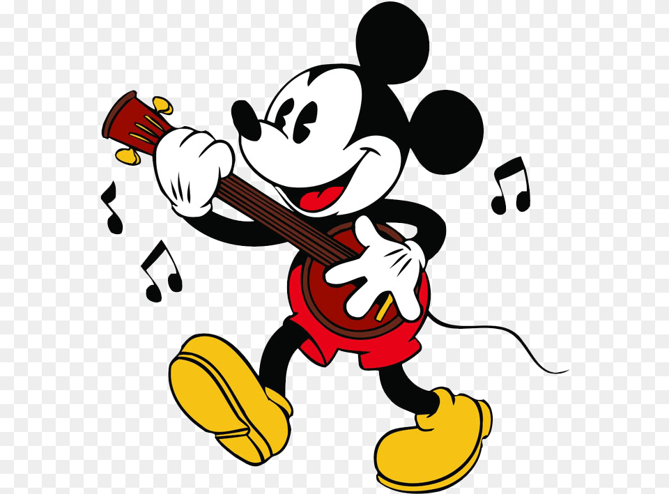 Mickey Mouse Playing Instruments, Cartoon, Baby, Person Free Transparent Png