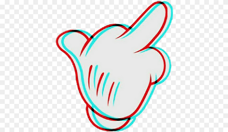 Mickey Mouse Red Blue Beautiful Tumblr Fuck You Tumblr, Clothing, Glove, Body Part, Hand Free Png Download