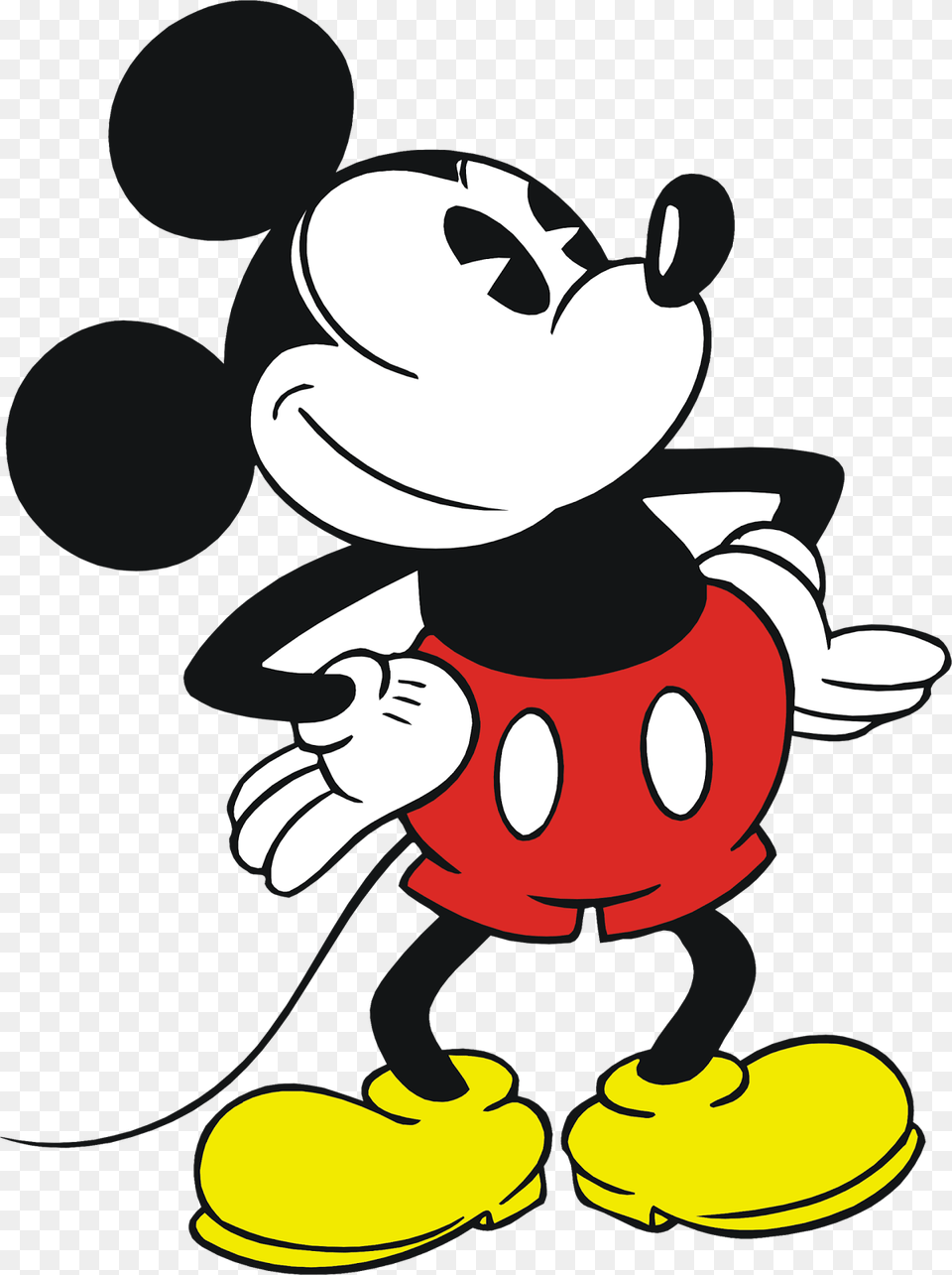 Mickey Mouse Retro, Cartoon, Baby, Person Png