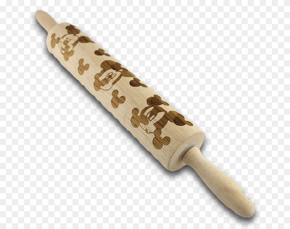 Mickey Mouse Rolling Pin Blade, Dagger, Knife, Weapon, Text Free Png Download
