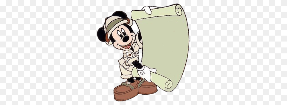 Mickey Mouse Safari Clip Art Clipart, Book, Comics, Publication, Cleaning Png