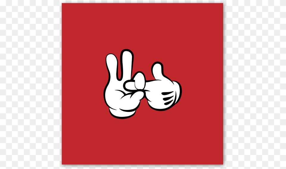 Mickey Mouse Sexy Hands Sticker Mickey Fuck Hand Sign, Body Part, Person, Stencil, Fist Png