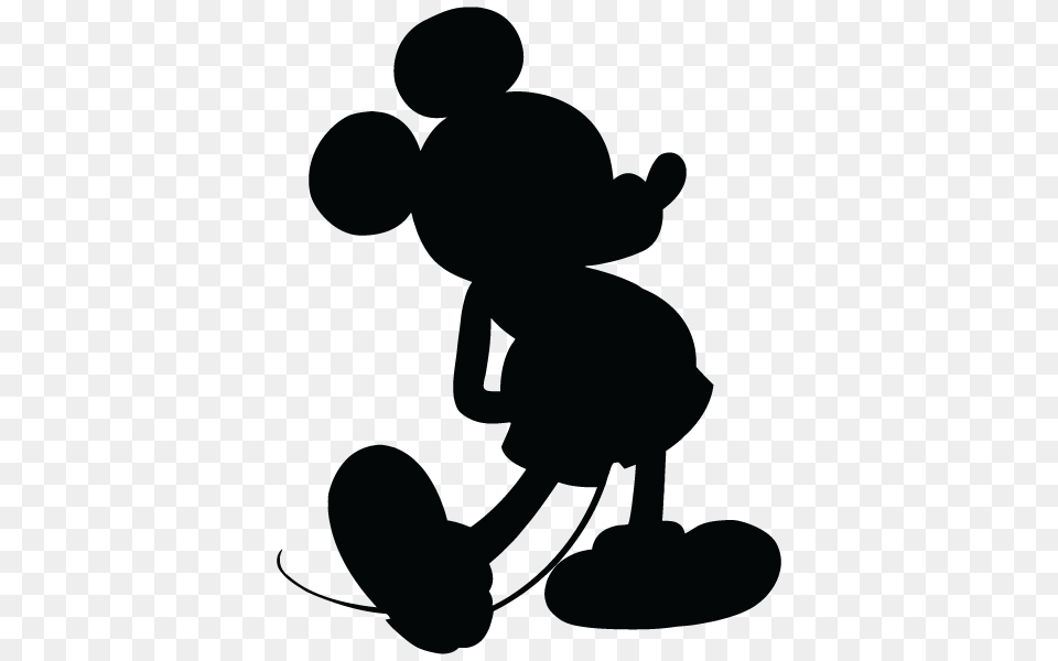 Mickey Mouse Silhouette Clip Art, Kneeling, Person Free Png Download