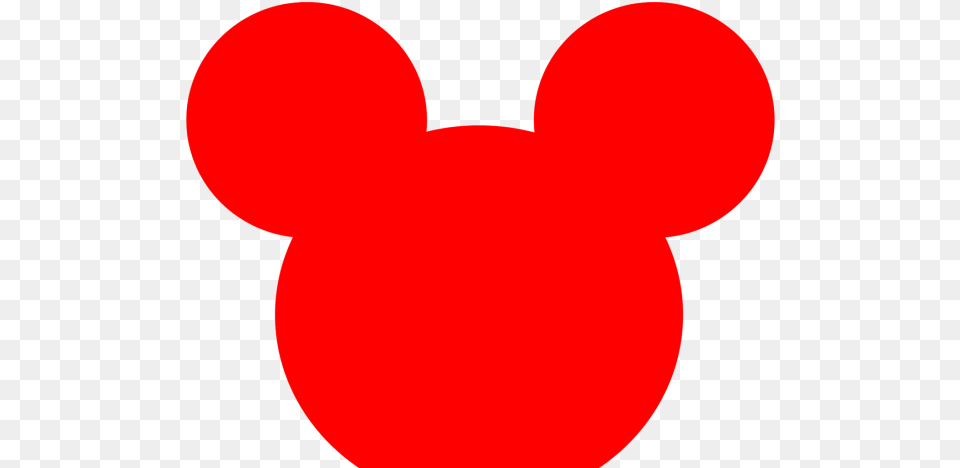 Mickey Mouse Silhouette Head, Balloon, Heart Free Png Download
