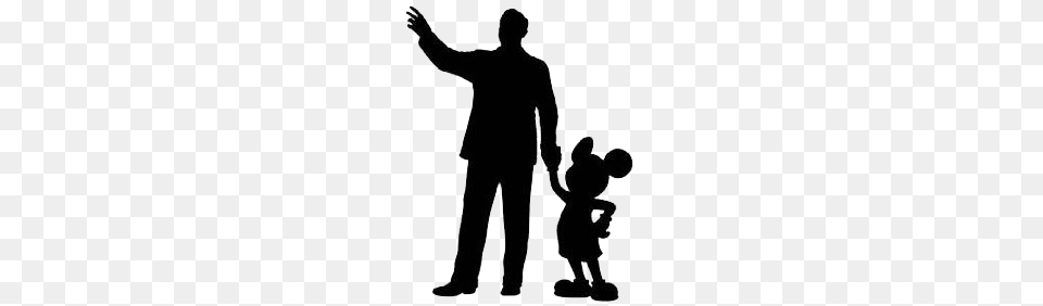 Mickey Mouse Silhouette Mickey Mouse Silhouette Silhouette, Adult, Male, Man, Person Free Transparent Png