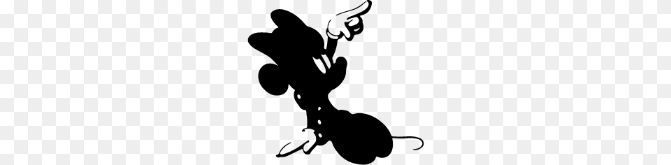 Mickey Mouse Silhouettes Silhouettes Of Mickey Mouse, Stencil, Baby, Person, Animal Free Png