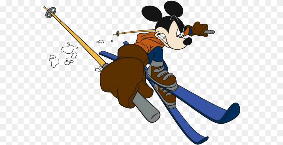 Mickey Mouse Ski, People, Person, Outdoors, Nature Free Transparent Png