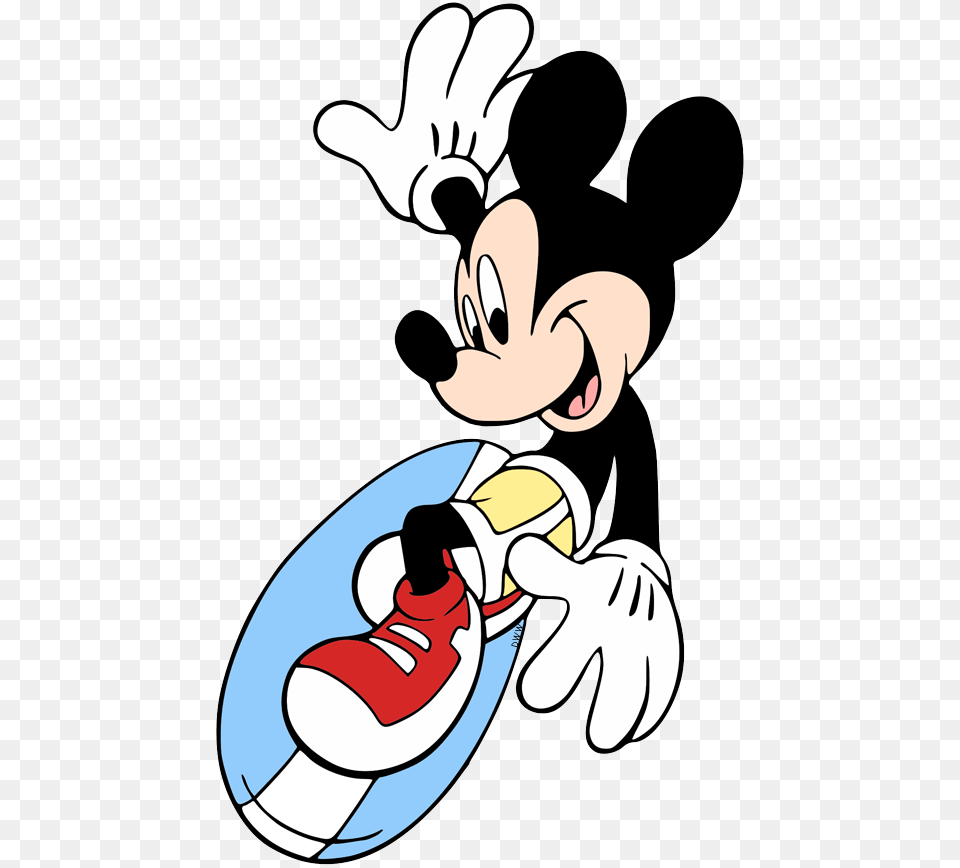 Mickey Mouse Surf Clipart, Cartoon, Baby, Person Png