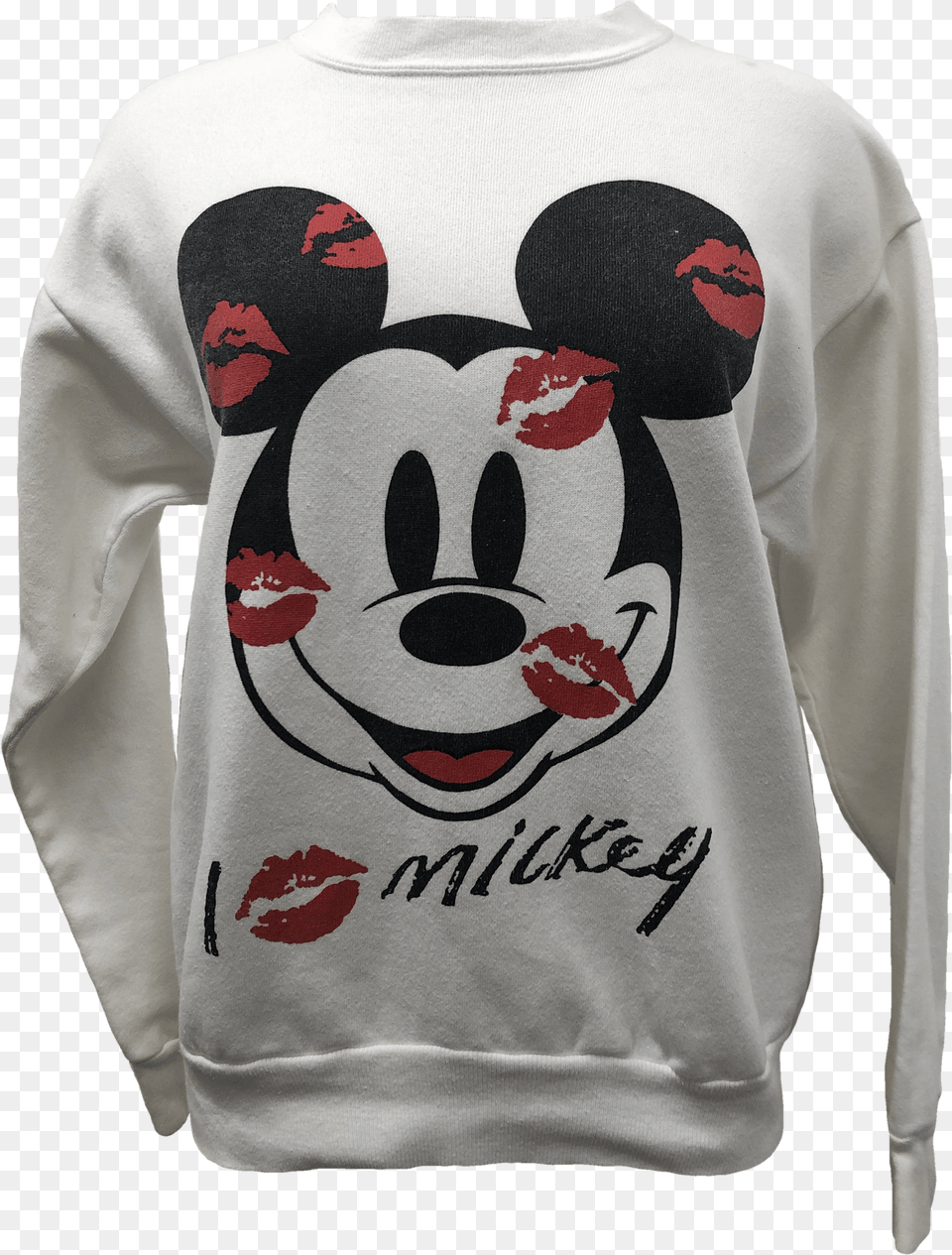 Mickey Mouse Sweatshirt By Mickey Amp Co Long Sleeved T Shirt, Clothing, Hoodie, Knitwear, Long Sleeve Free Png Download
