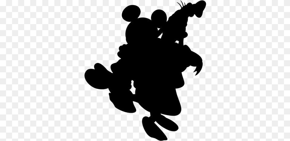 Mickey Mouse Transparent Clipart For Download Team Name, Silhouette, Baby, Person, People Png Image
