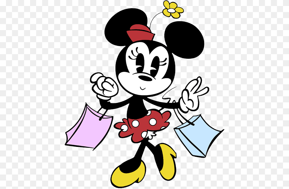 Mickey Mouse Tv Series Clip Art Minnie Mouse Going Shopping, Performer, Person, Cartoon, Baby Free Png Download