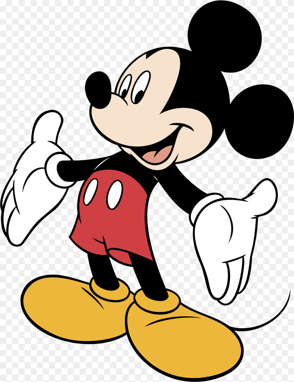 Mickey Mouse Vector, Cartoon Png