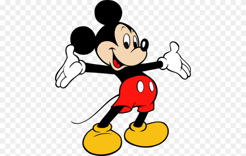 Mickey Mouse Vector Mickey Mouse Trace, Cartoon Free Transparent Png