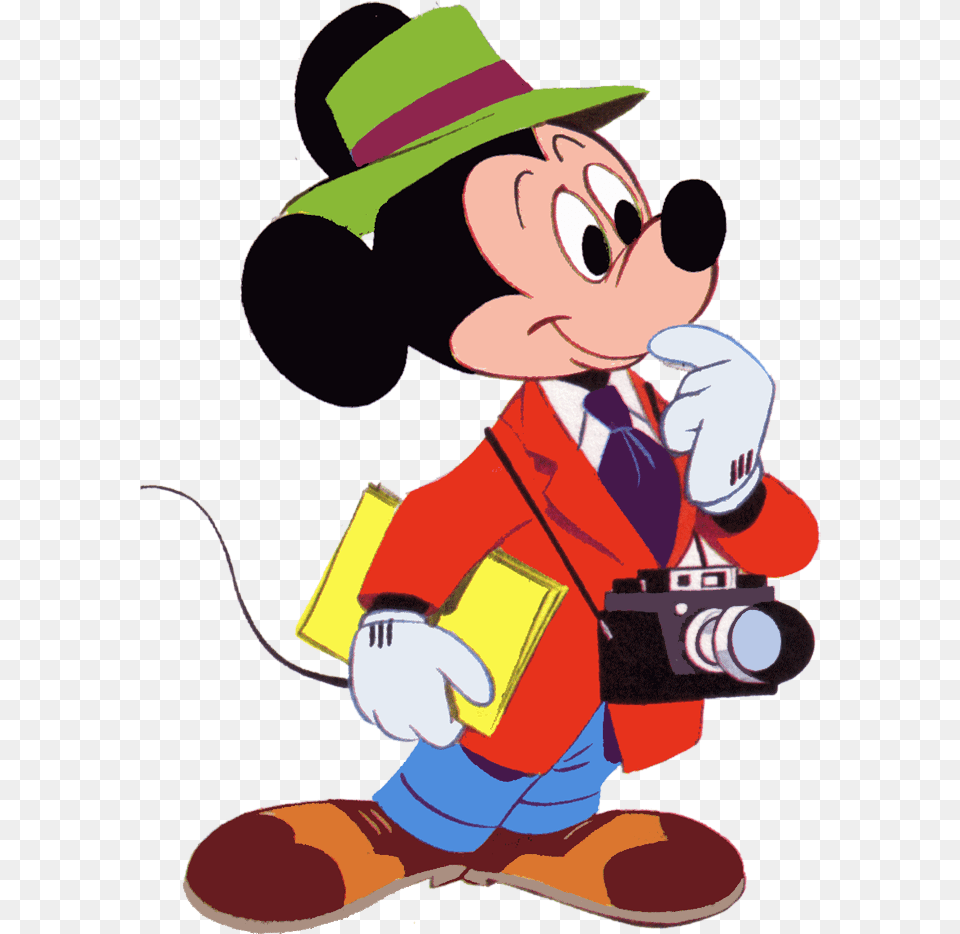 Mickey Mouse With Camera, Baby, Person, Cartoon Png