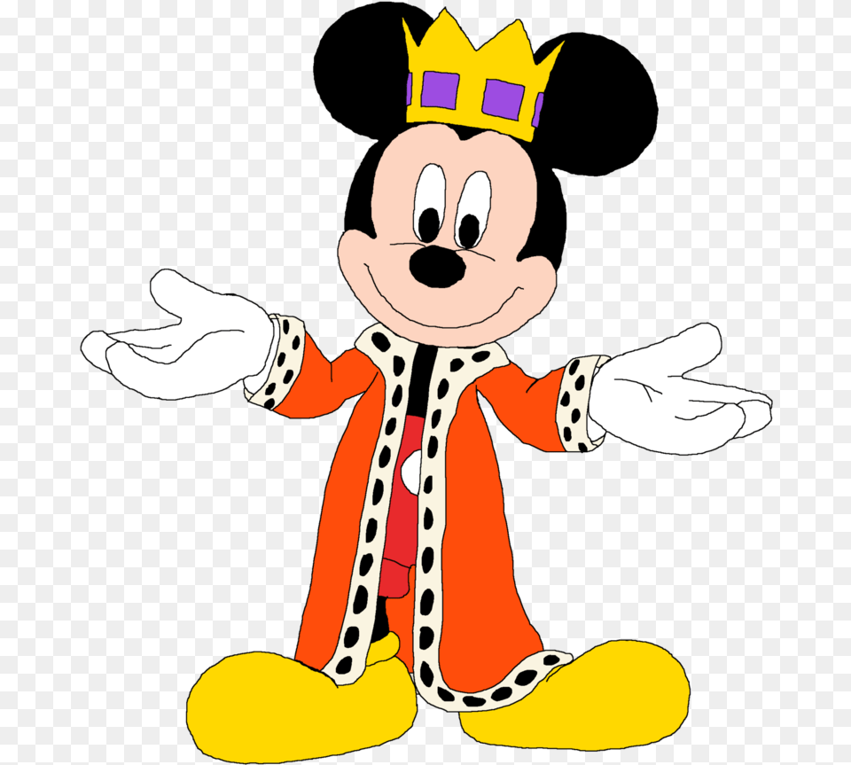 Mickey Mouse With Crown, Baby, Person, Cartoon Free Transparent Png