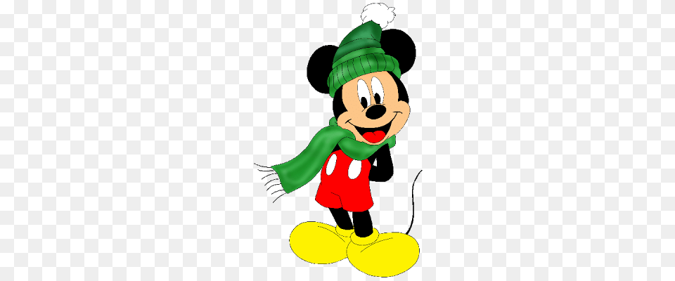 Mickey Mouse Xmas, Baby, Person, Elf, Cartoon Png Image
