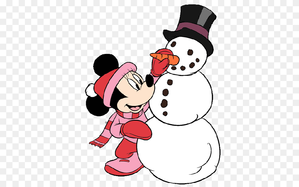 Mickey Mouse Xmas Clip Art Images Click On Image To Enlarge Then, Nature, Outdoors, Winter, Snow Png