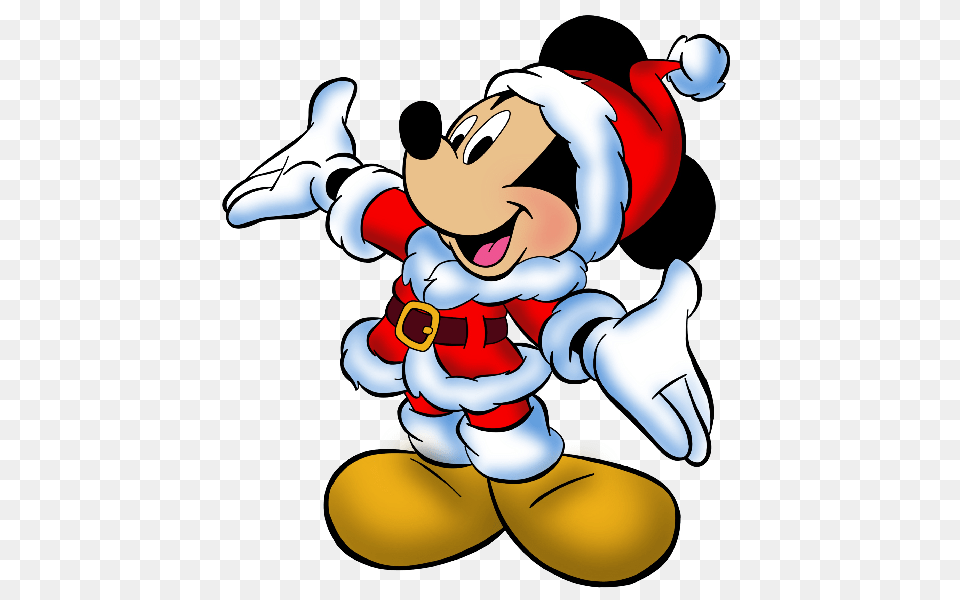 Mickey Mouse Xmas Clip Art Images Click On Image To Enlarge Then, Baby, Person, Cartoon Free Transparent Png