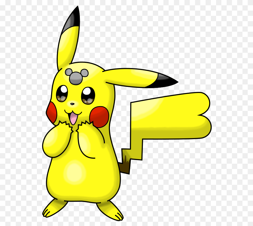 Mickey Mouses Head Marked Pikachu, Animal Free Png Download