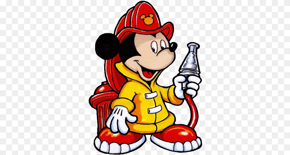 Mickey Mouth Firefighter Clipart, Baby, Person Png