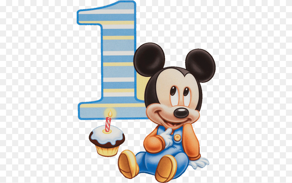 Mickey Para Imprimir Mickey Mouse 1st Birthday, Birthday Cake, Cake, Cream, Dessert Free Png Download