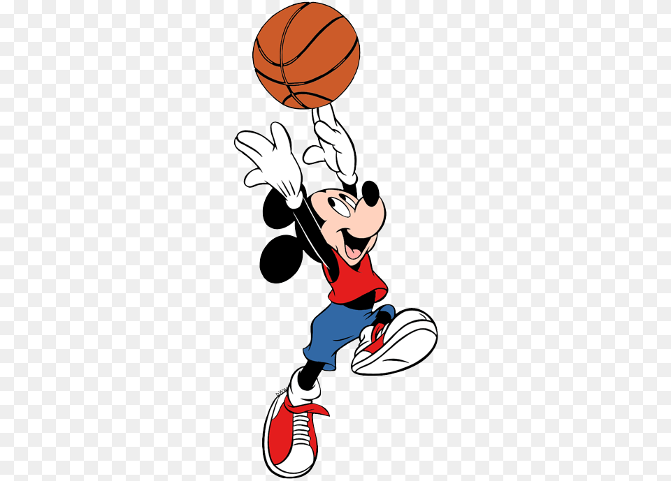 Mickey Playing Basketball Mickey Playing Electric Guitare Disney Basketball, Ball, Sport, Basketball (ball), Cartoon Free Png