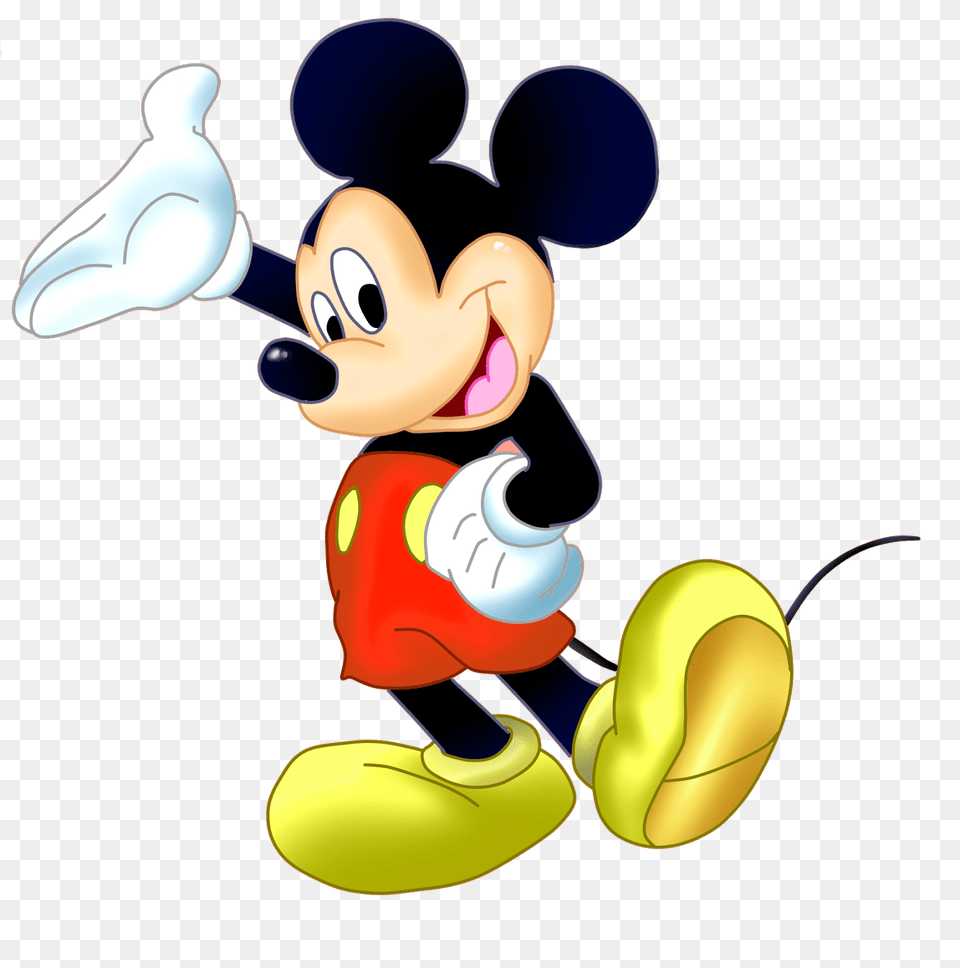 Mickey Sideview, Cartoon, Nature, Outdoors, Snow Png Image