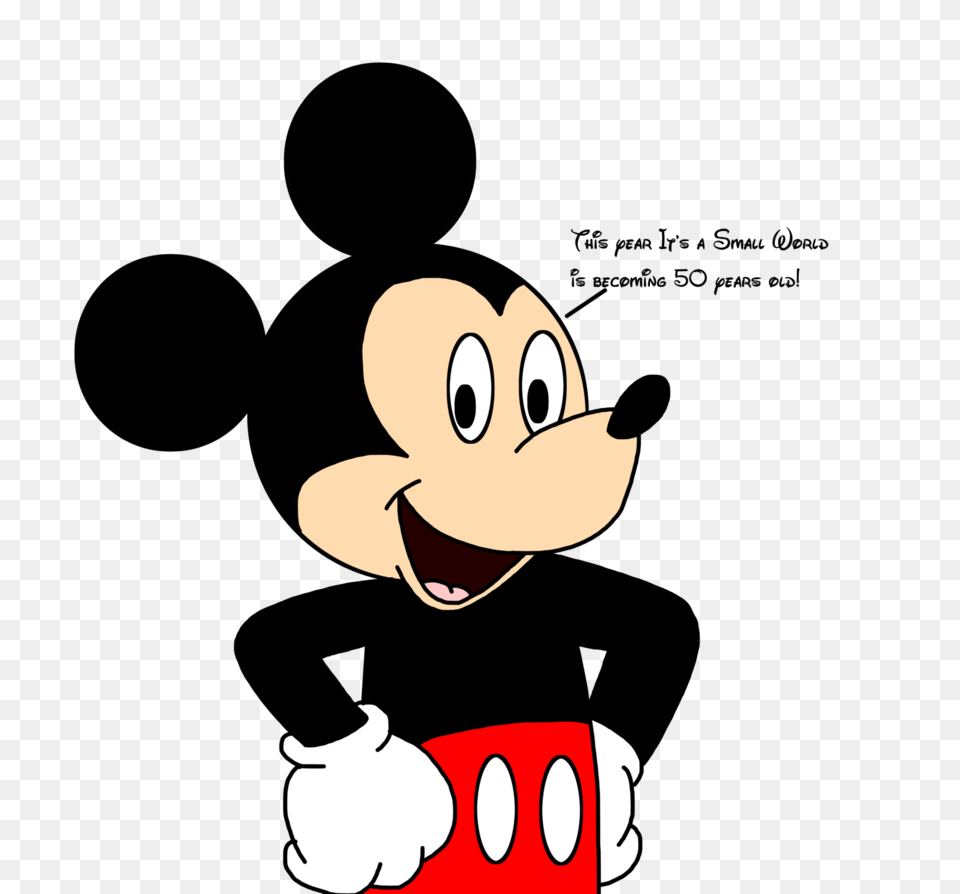 Mickey Talks About Its A Small World, Clothing, Hat, Cartoon Png Image