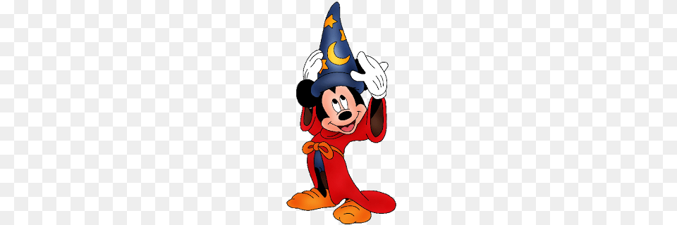 Mickey The Sorcerer Halloween Clipart Images Are On A Transparent, Clothing, Hat, Baby, Performer Free Png Download