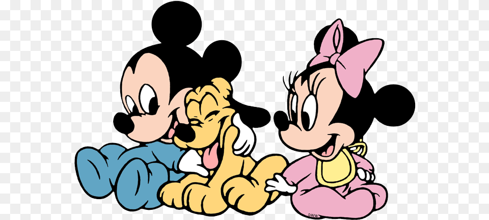 Mickey Und Minnie Baby, Cartoon, Face, Head, Person Free Transparent Png
