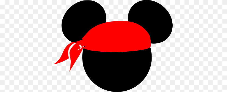Mickey With Red Bandana, Accessories, Headband, Animal, Fish Png