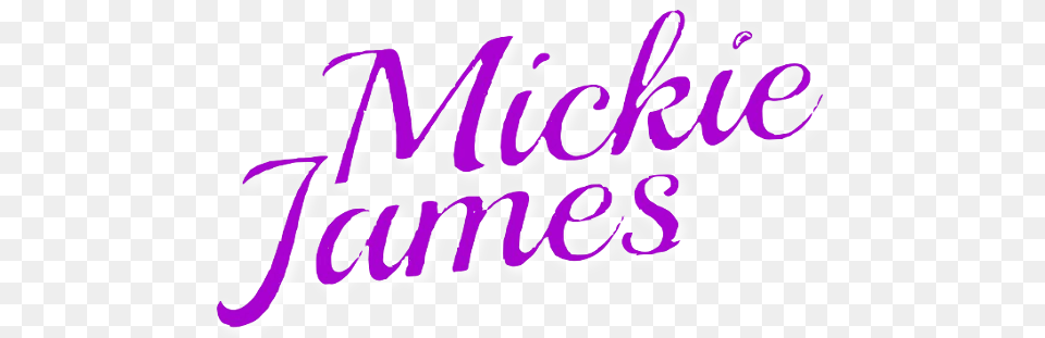 Mickie James, Purple, Text Free Png