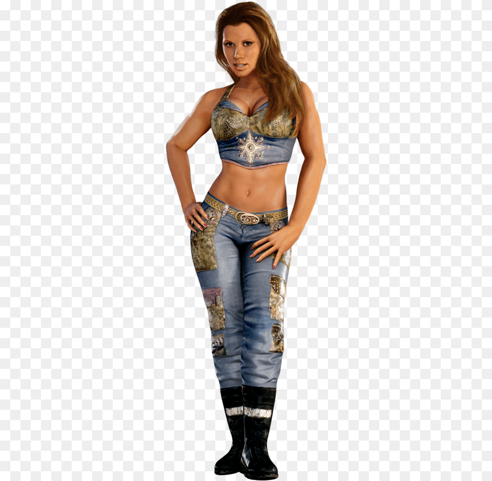 Mickie James Svr 2011, Clothing, Pants, Jeans, Blouse Png