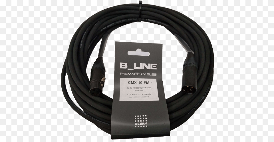 Micline Premade Xlr Cable Black Gold Xlr Portable, Adapter, Electronics Free Transparent Png