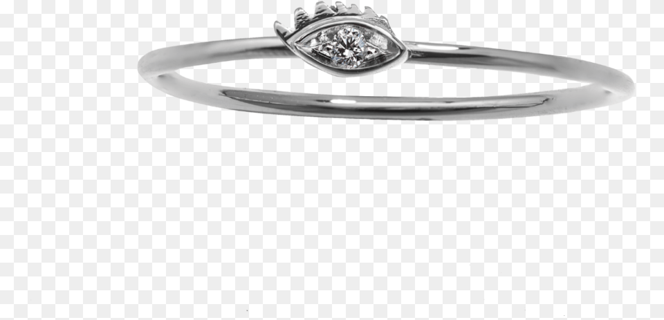 Micro Eye Ring Engagement Ring, Accessories, Jewelry, Silver, Diamond Free Png Download