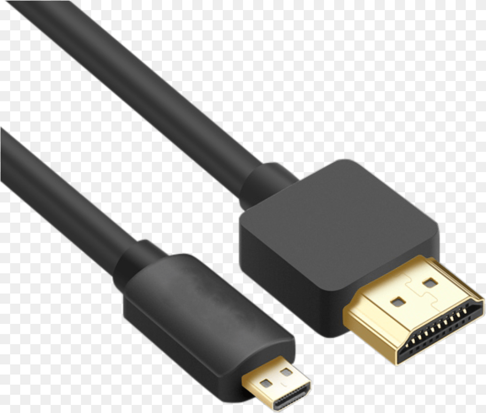 Micro Hdmi Cable Usb, Adapter, Electronics Free Png Download