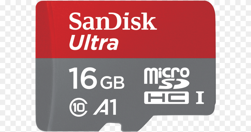 Micro Sd Card Micro Sd Sandisk 16gb Ultra, Text, Computer Hardware, Electronics, Hardware Png