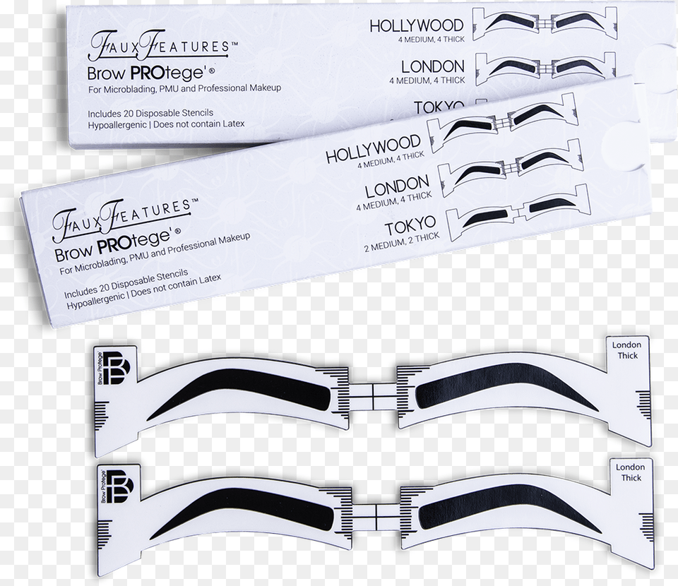 Microblading Eyebrow Stencil, Paper, Text, Cutlery, Business Card Free Png Download
