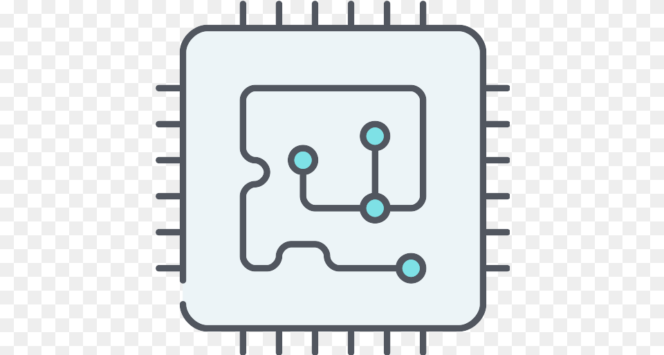 Microchip Icon Diagram, Electronics, Hardware Png