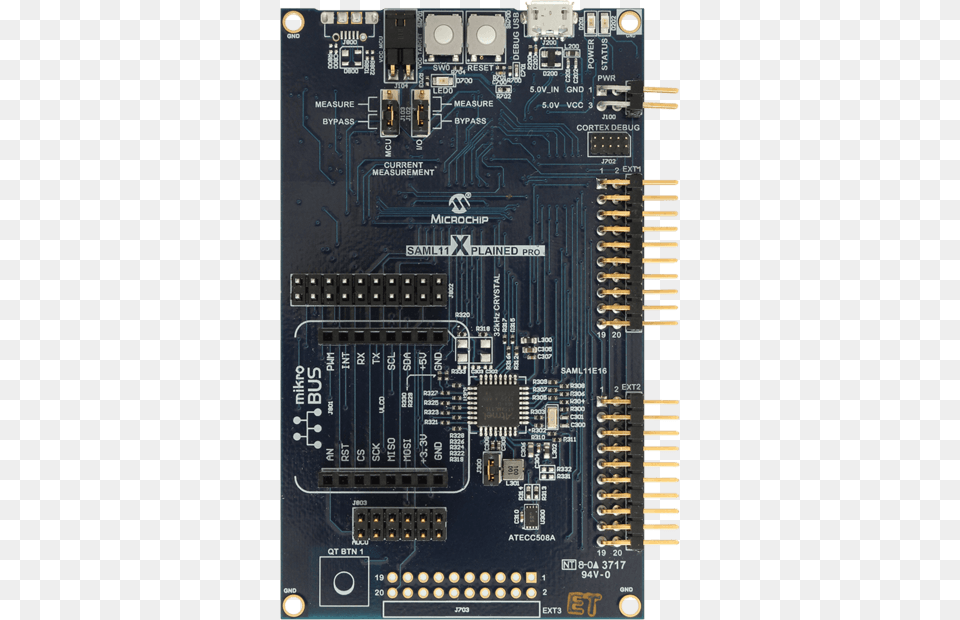Microchip Saml11 Xplained Pro X1000 Portable Network Graphics, Computer Hardware, Electronics, Hardware, Scoreboard Free Png Download
