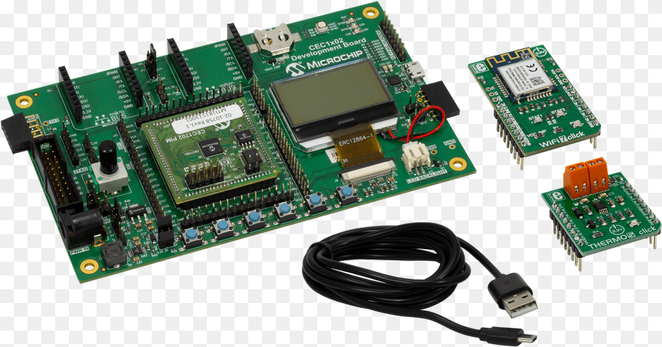 Microchip Wifi Microchip, Electronics, Hardware, Computer Hardware, Printed Circuit Board Png Image